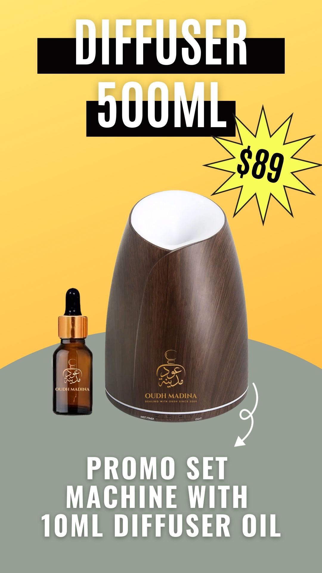 DIFFUSER OIL 10 ML (READY MADE)