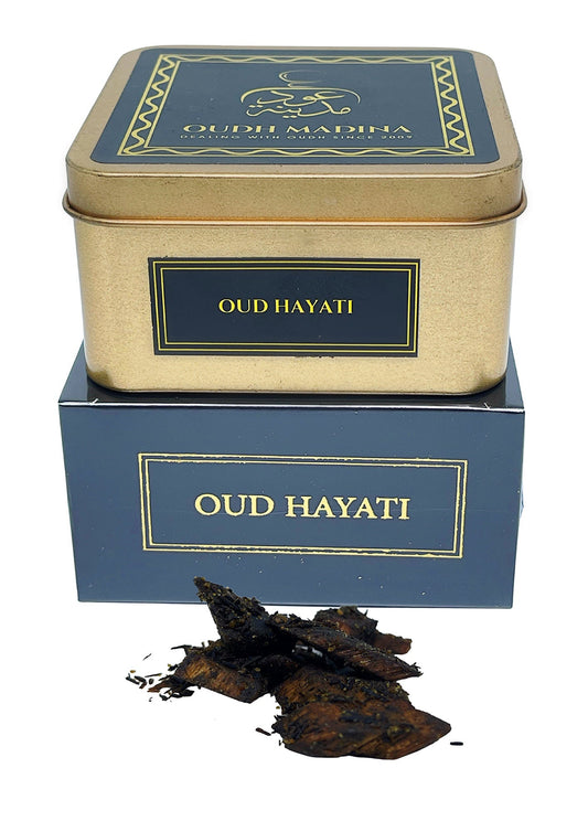 OUD HAYATI BUKHOOR 28GM PREMIUM WOOD