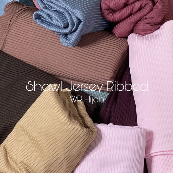 PREMIUM RIBBED JERSEY SHAWL 2METER