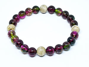 WATERMELON CLEAR QUARTZ BRACELET